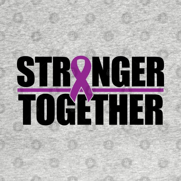 Stronger Together - Purple Ribbon by CuteCoCustom